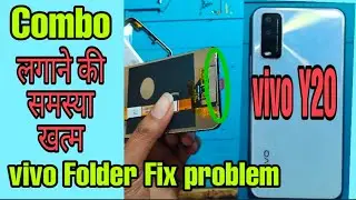 Vivo Y20 combo Replacement // Vivo Folder Fix PBM || vivo all model Disassembly || Combo लगाना सीखे