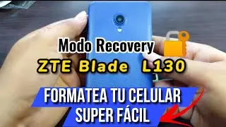 Formatear Zte Blade L130 Super fácil | Zte Blade L130 Modo Recovery