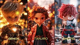 ANIME CHARACTERS AS CHIBI VERSION