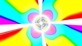 Colourful spinning background for green screen.