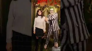💃🪲 #beetlejuice #fakeortega #shorts#netflix #halloween #trickortreat
