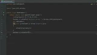 Removing an Element An Array in JAVA