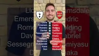 Tottenham v Arsenal COMBINED XI! #shorts