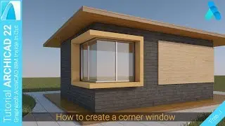 How to create a corner window with ARCHICAD