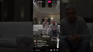 Machine Gun Kelly & Pete Davidson Calvin Klein (Instagram Live)