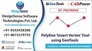 GeoTools Tutorials: Polyline 'Insert Vertex' Tool | Populate Polyline Elevations | GT_POLYINSVX