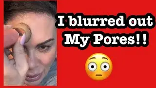 How to blur out your pores in seconds