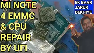 Mi note 4 dead solution | Mi note 4 emmc repair ufi box | Ufi box emmc  programing  mi 4 qualcom cpu