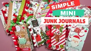 Craft Fair Idea #4: Simple Mini Junk Journals (no sew)❤️ Craft Fair Series 2024