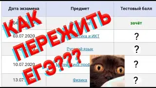 РЕЗУЛЬТАТЫ ЕГЭ - ШОК! Как я сдавал ЕГЭ 2020