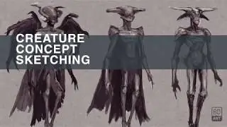 Creature Concept Sketching in Photoshop