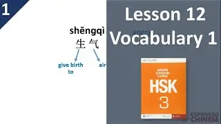 Lesson 12 Vocabulary 1 | HSK 3 Standard Course – Teacher Explanation