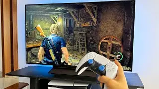 Resident  Evil 4 Remake PS5 Slim Gameplay 4K 60 Fps Hdr | LG OLED C4 (Best Oled Gaming TV)