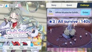Academy Club Story - Challenge EX (140s clear) | Blue Archive EN