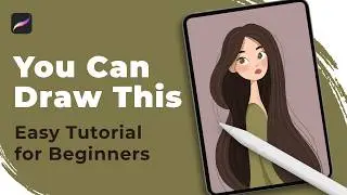 PROCREATE Drawing for Beginners - EASY Step by Step Tutorial