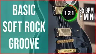 Basic Pop Rock Groove Guitar Backing Track (Jam in F Minor 95 BPM)