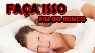 Como Parar de Roncar Durante o Sono (Remédio Caseiro Para Acabar com o Ronco)