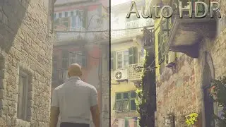 Window 10's Auto HDR Comparison - Hitman 3 [HDR VIDEO]
