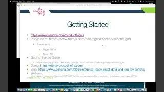Sencha Day 2022 : Sencha's React Grid- GRUI