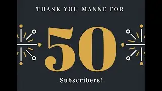 50 subscriber appreciation
