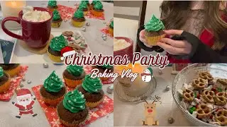 Baking Vlog 👩🏻‍🍳 | Valerie's merry little Christmas party 🎄❤️