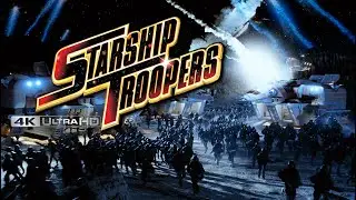 Starship Troopers 4K UHD - Klendathu Drop Full Scene| High-Def Digest