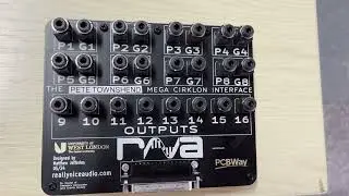 DIY breakout for Cirklon To Control the synths of Pete Townshend