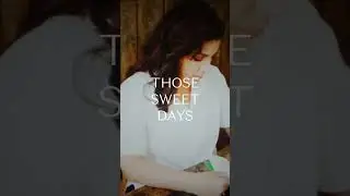 'Those Sweet Days’ the latest song from my upcoming album is out today!!