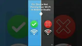 Android Studio Wi-Fi Debugging Fix | Connect Phone Wirelessly Fast | Short