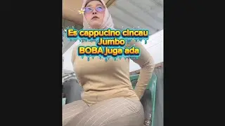 Bikin gagal fokus yang jual Es teh jumbo makin pulen 🍑 