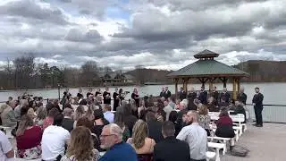 Bride’s Processional at Valerie & Robert’s Wedding - Gathering Place at Darlington Lake