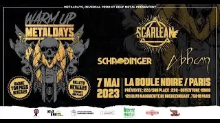 Interview Warm up avec Keuf Metal et Julien de Schrodinger pour le Metal Days warm up