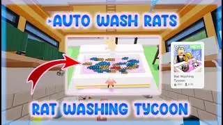 🚿🐀Rat Washing Tycoon Script – Auto Washing Rats [ROBLOX]