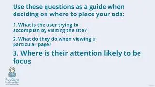 31   Choosing the Best Spots Where to Serve Ads On | Google AdSense training
