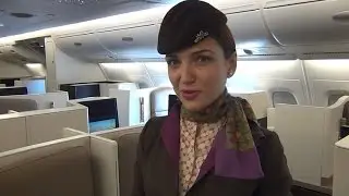 DUBAI AIRSHOW 2015 | Etihad A380-800 | Business Studio Tour