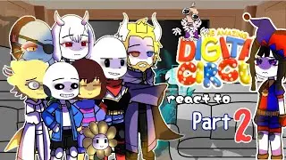 Part 2//Undertale react to The amazing digital circus//non canon//Bad english