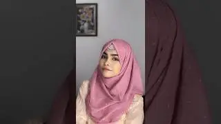 Hijab tutorial for wedding/party | hijab tutorial with tika | new hijab tutorial 