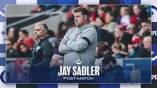 Jay Sadler post-match 🎙️ | Bristol City v Pompey