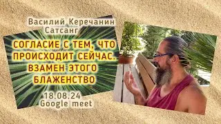 Не бойтесь💥жить!!! - Василий Керечанин в прямом эфире 18.08.24. САТСАНГ. И о ретрите в ИНДИИ!!!