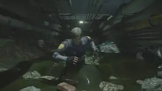 Giant Alligator Eats Leon S. Kennedy - Resident Evil 2 (2019)