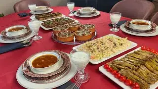 ECONOMIC GUEST DINNER MENU/6-8 Person Guest Menu/Guest Meals