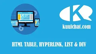 HTML table, hyperlink, list & div
