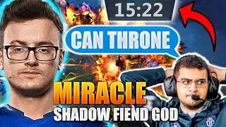 MIRACLE - The Shadow Fiend God - made ammar call GG in 15 mins - Dota 2