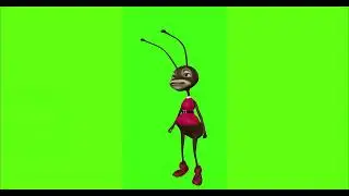 ANT #10 || GREEN SCREEN || 4k || ANIMATION  || FREE 3D