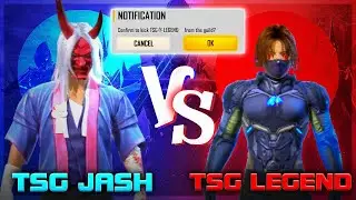 I Kicked TSG Legend😱From TSG Guild || His Reaction - Garena Free Fire