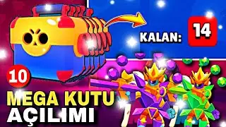 10x MEGA KUTU AÇTIM🔥14 YAZDI😱 Hükümdar Rico ve Daha Fazlası!!- Brawl Stars