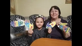 "Рукавички" (отрывная аппликация)
