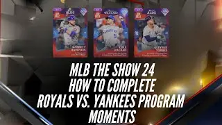 MLB the Show 24: How to Complete Royals Vs. Yankees Program Moments