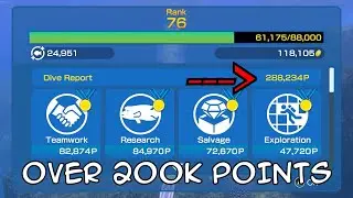Endless Ocean: Luminous - How to CONSISTENTLY Get Over 200k Points In A SINGLE DIVE