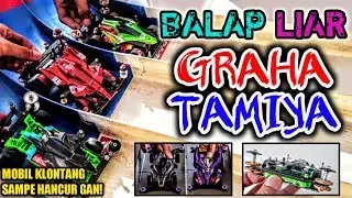 BRUTAL! BALAP LIAR GRAHA TAMIYA - WILD RACE!【ミニ四駆】Mini 4WD Tamiya Indonesia 